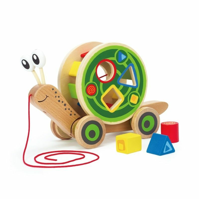 Hape Walk-A-Long Snail, E0349