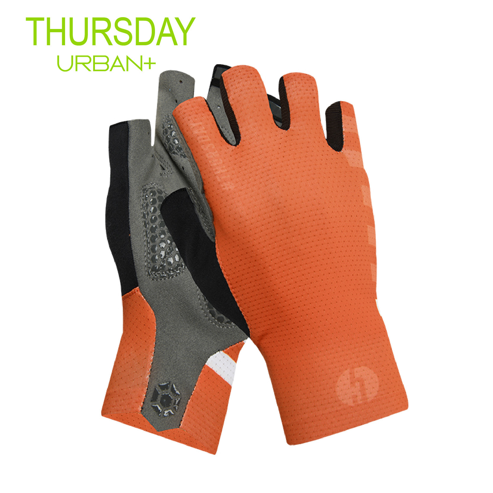 7 Days II-THURSDAY橙色-短指手套
