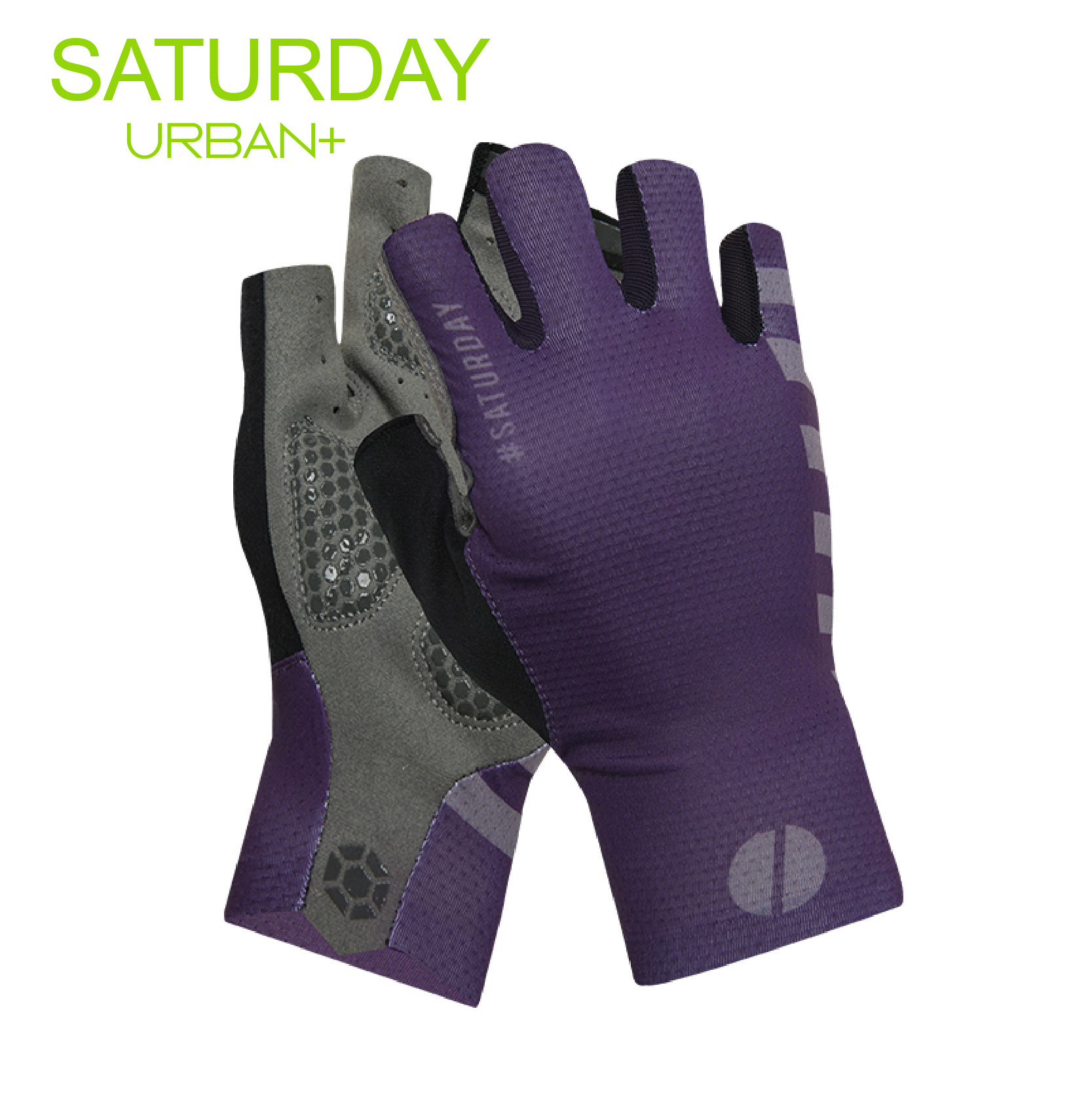 7 Days II-SATURDAY紫色-短指手套