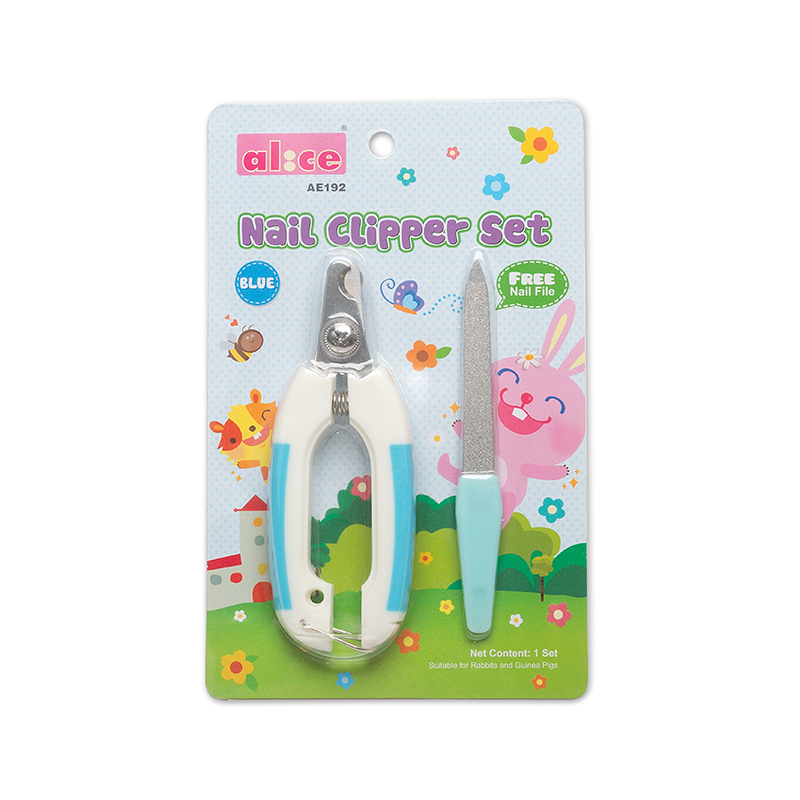 Alice 小寵指甲剪套装 - 藍色
