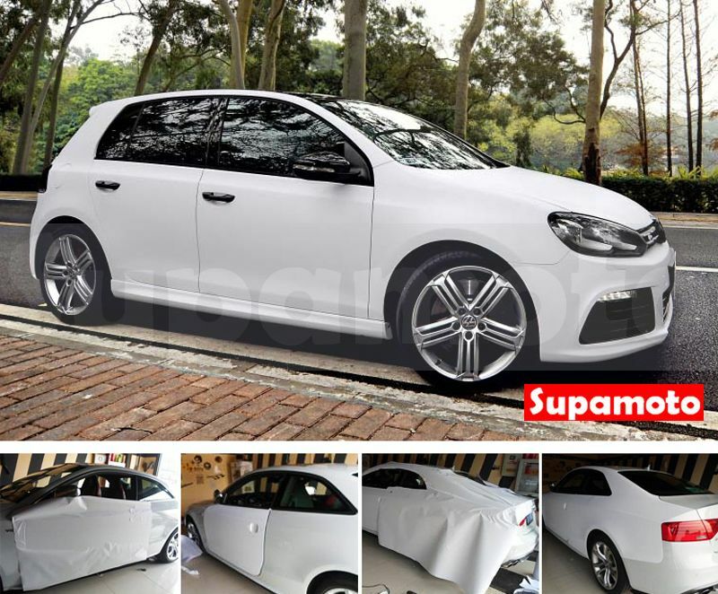 -Supamoto- 白 閃點 磨砂 珠光 貼膜 鑽石 改色膜 變色 汽車 改色
