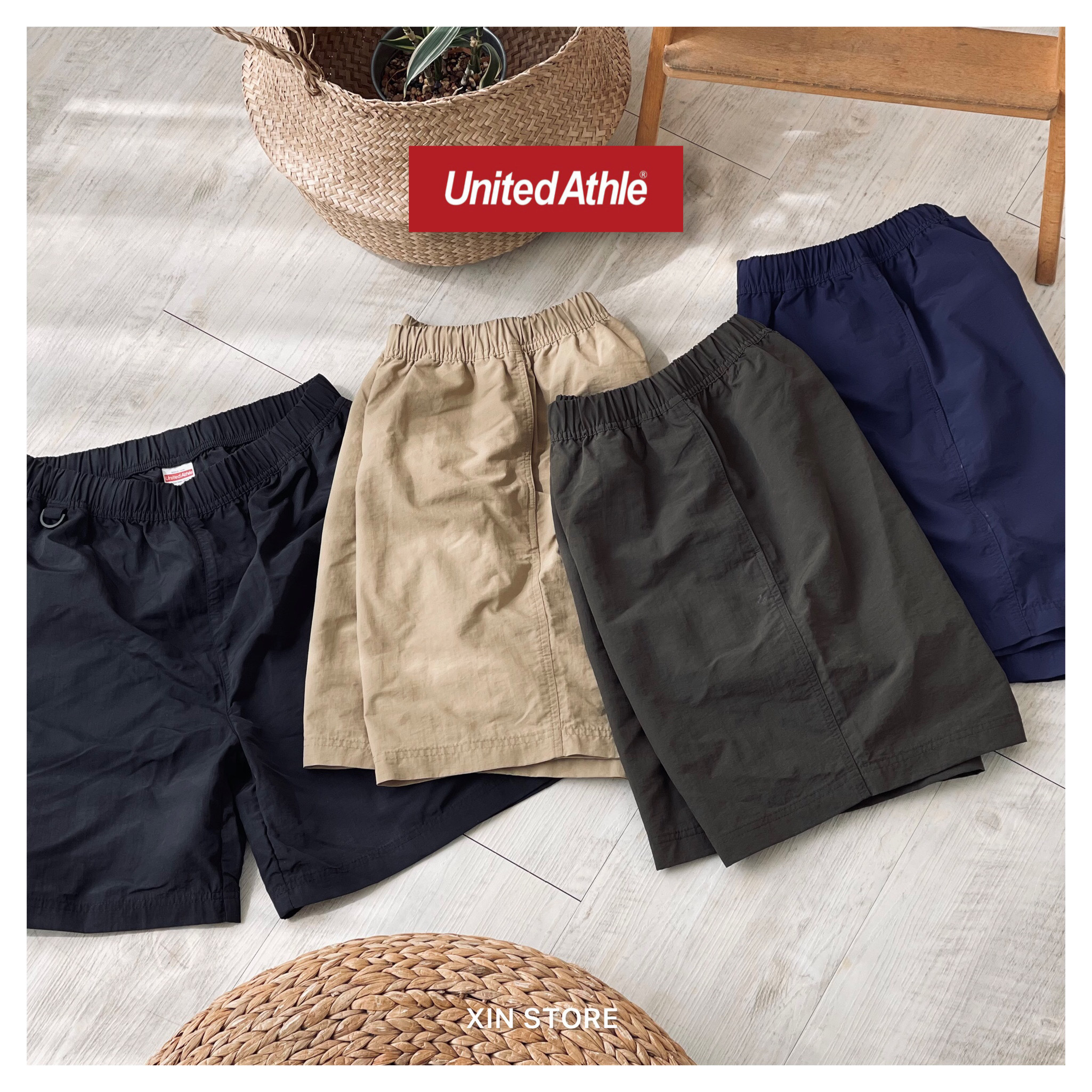 United Athle UA 短褲 尼龍 工裝短褲 四色