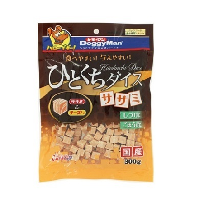 DoggyMan 雞肉小方塊 300g【$140 X 4 包】