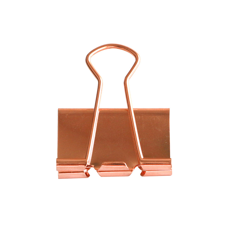 【PENROTE筆樂】玫瑰金長尾夾 (四款尺寸)