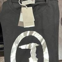 [S] TRUSSARDI REGULAR FIT STRETCH JERSEY T-SHIRT WITH LOGO,BLACK, 56T00421_1T003077-K299 [FINAL SALE] (STJ33)