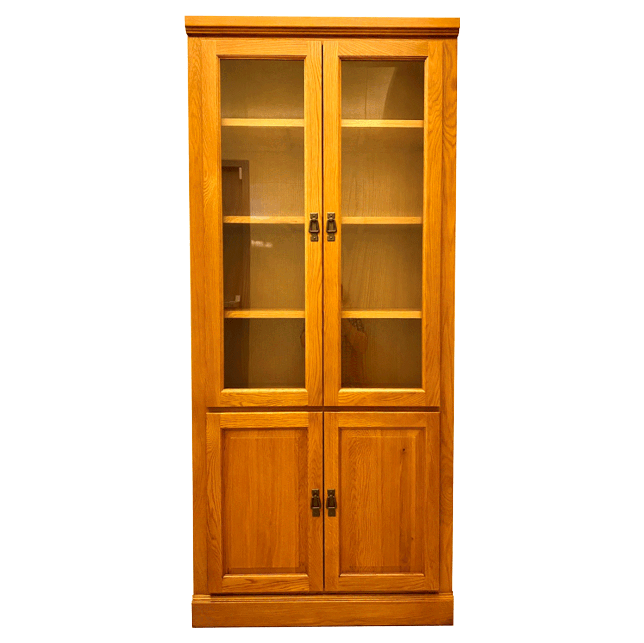 【OAK橡木】四門玻璃櫃