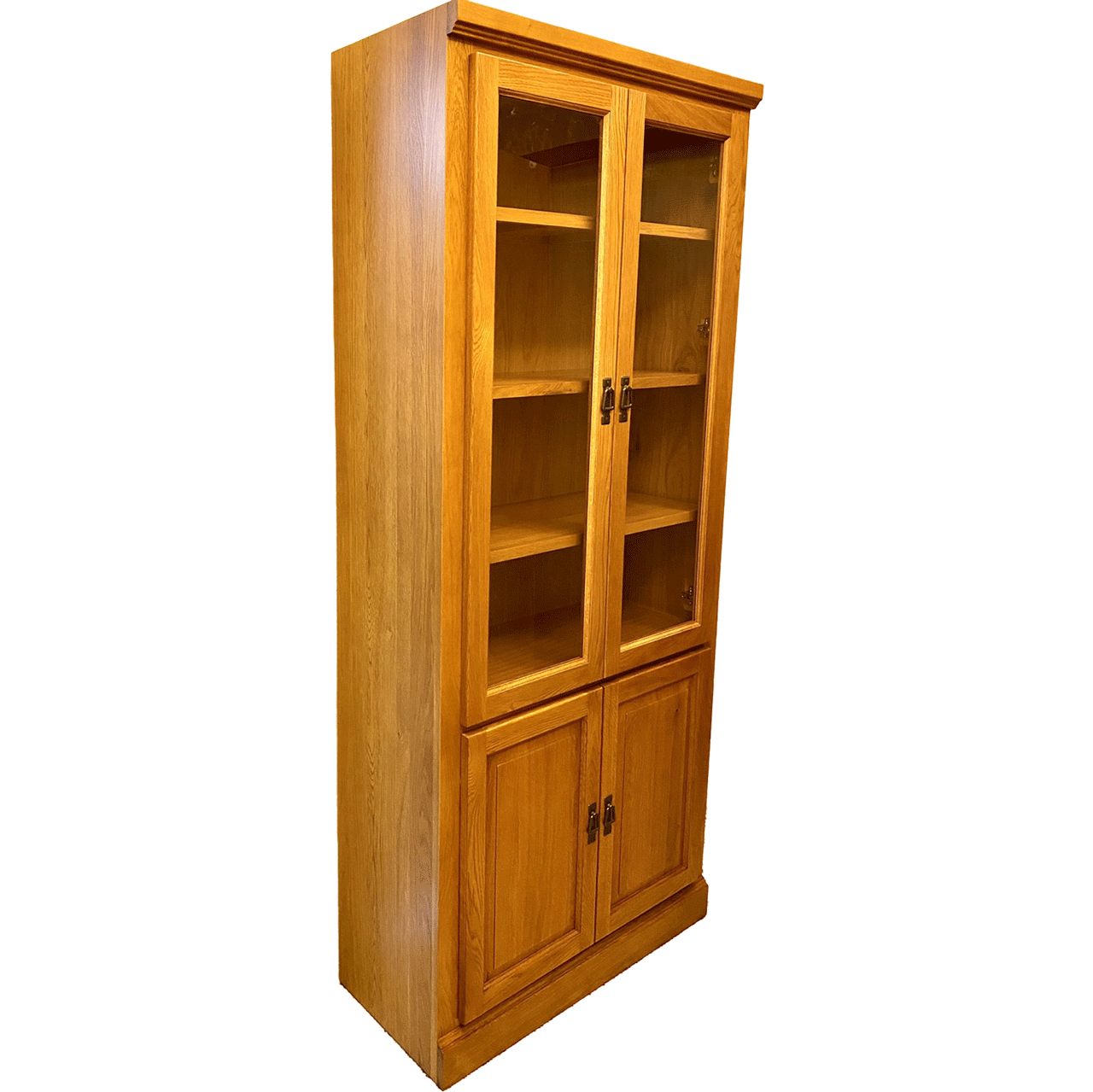 【OAK橡木】四門玻璃櫃