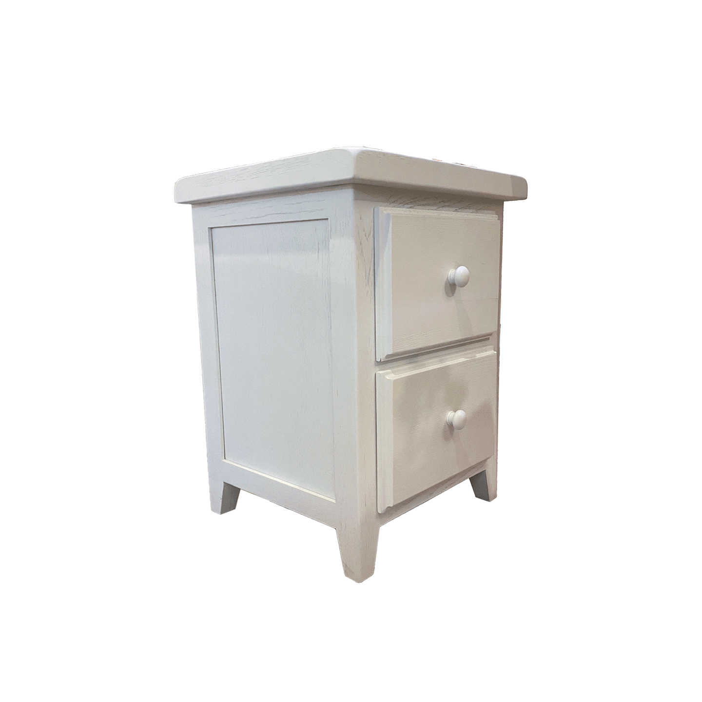 【OAK橡木】床頭櫃-白色