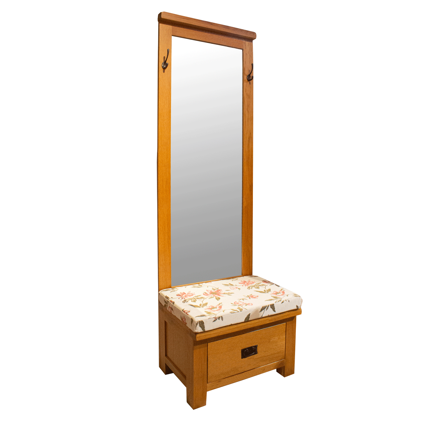 【OAK橡木】玄關鏡坐櫃