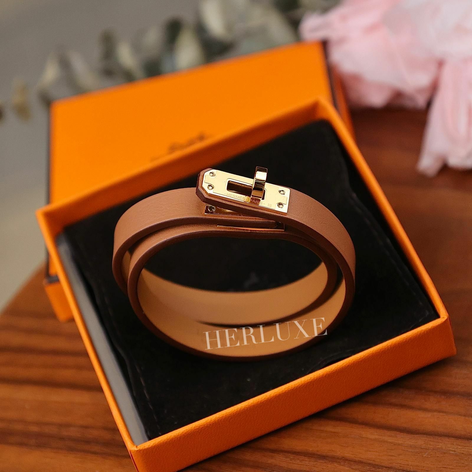 Mini kelly double tour 37 gold  cc swift T2