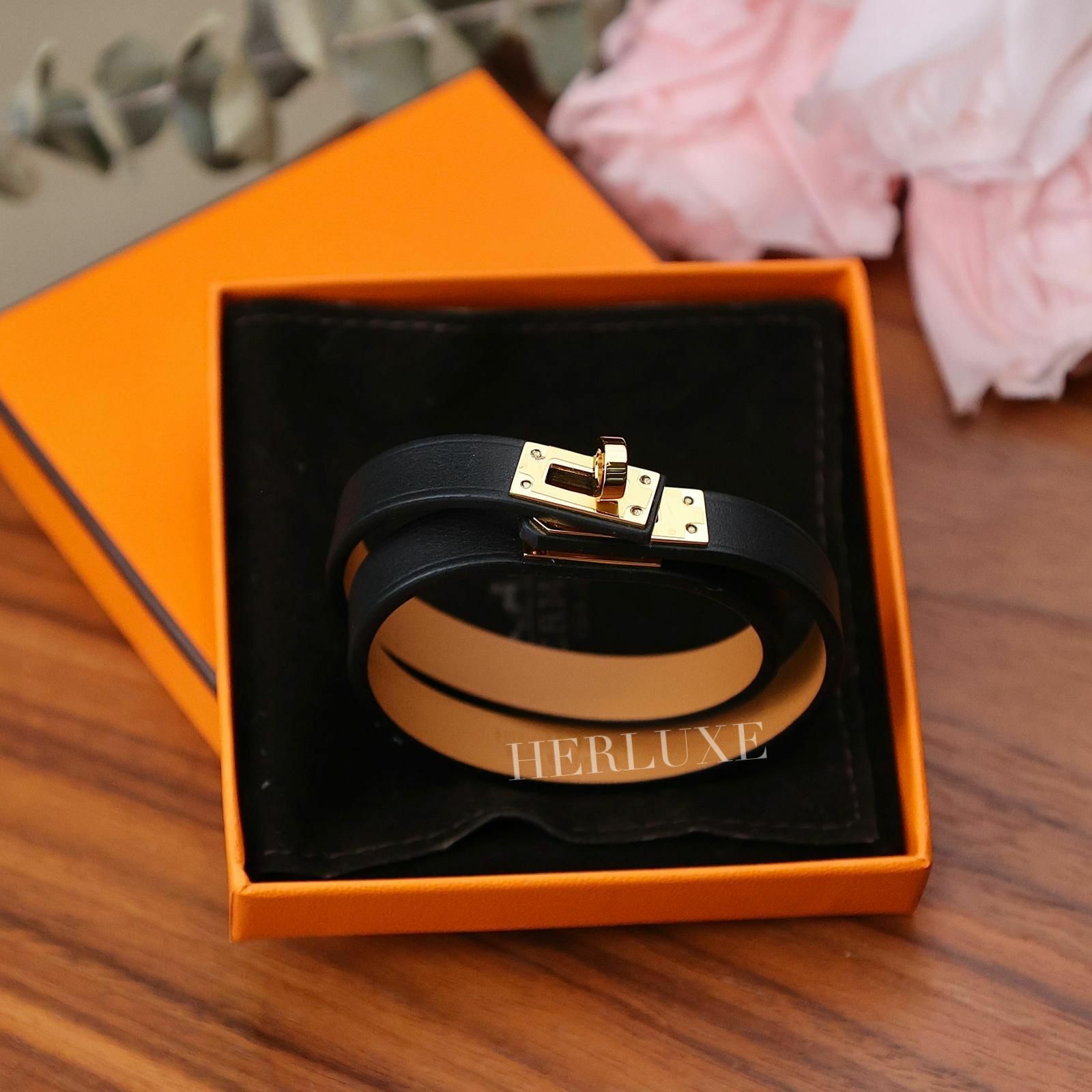 Mini kelly double tour 89 noir cc swift T2