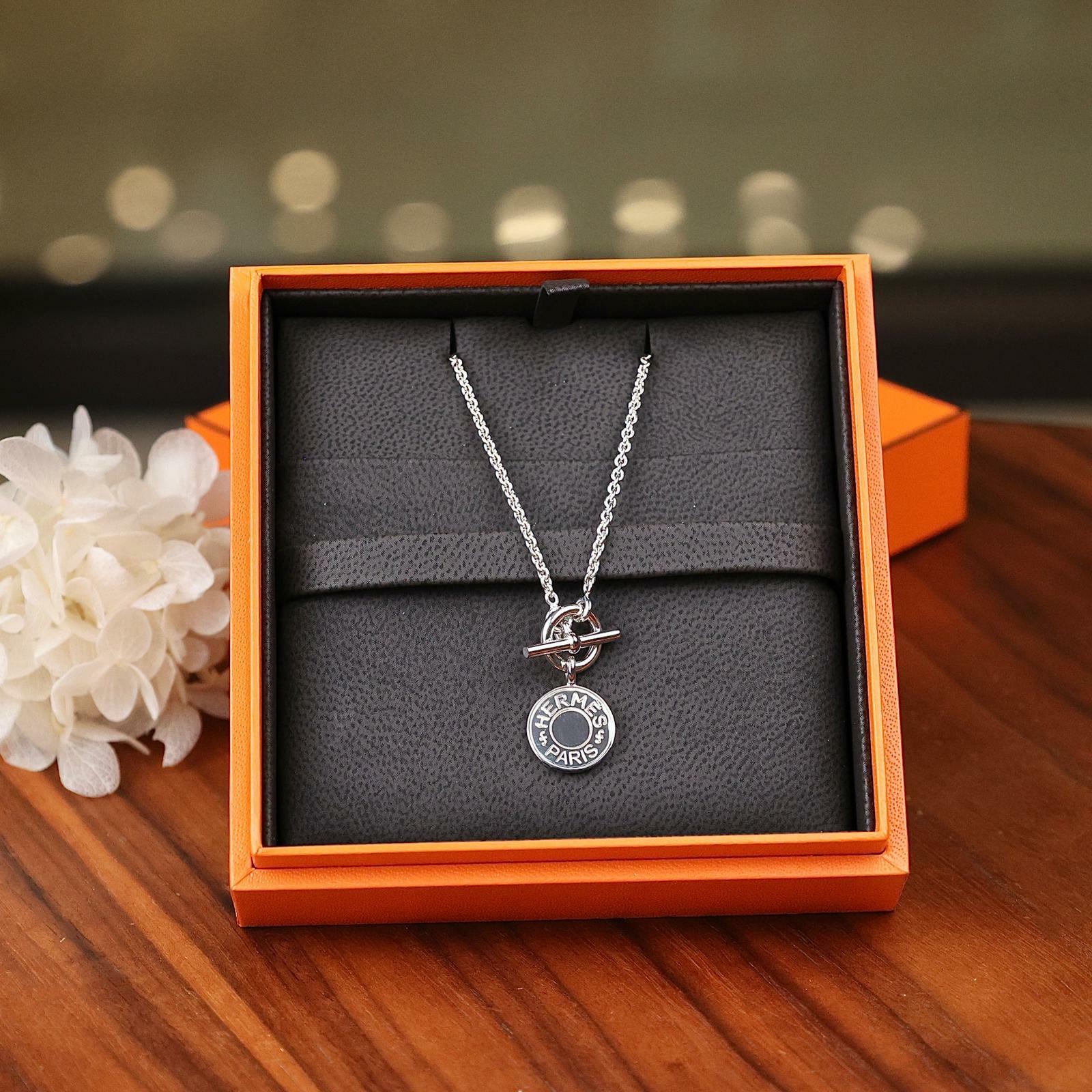 H clou de selle necklace 40cm 純銀頸鏈