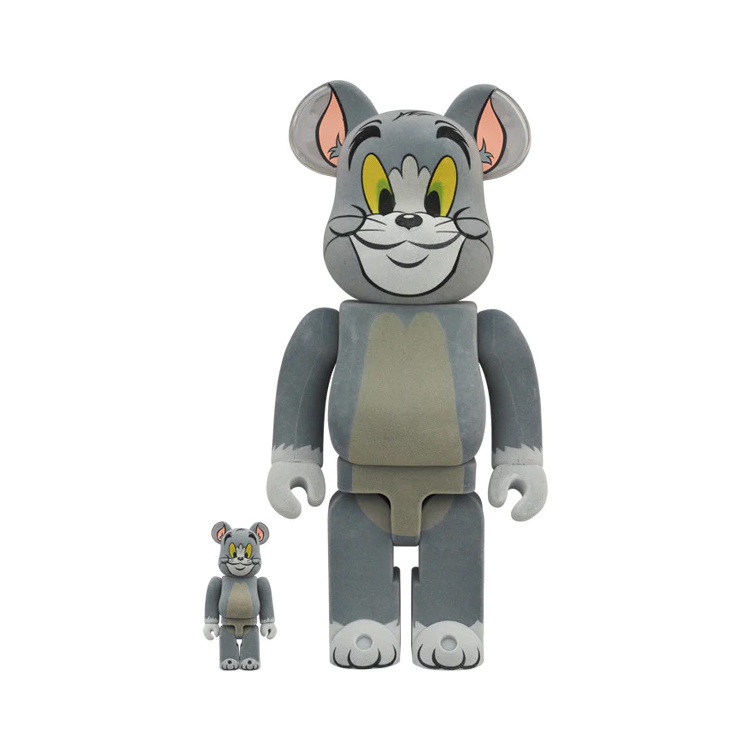 -(E14c)-BE@RBRICK TOM & JERRY TOM  400%+100% FLOCKY VER. 湯姆貓 植絨版