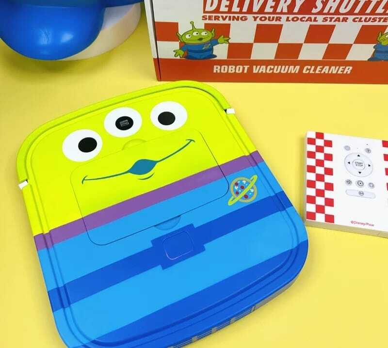 Disney 迪士尼   三眼仔 纖薄 智能 吸塵機 居家清潔 三眼仔 TOY STORY ALIEN 清潔好幫手 綠色  家務 打掃 PIZZA 遙控