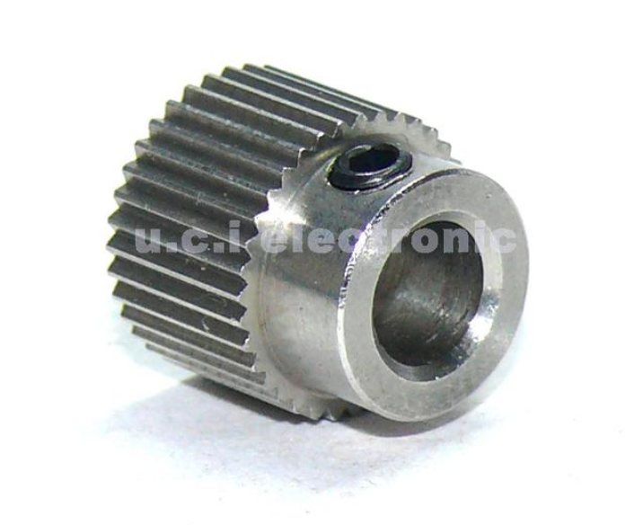 【UCI電子】(C-5-15) 3D印表機配件36齒 MK7 MK 8不銹鋼行星減速機擠出機送料輪擠出輪