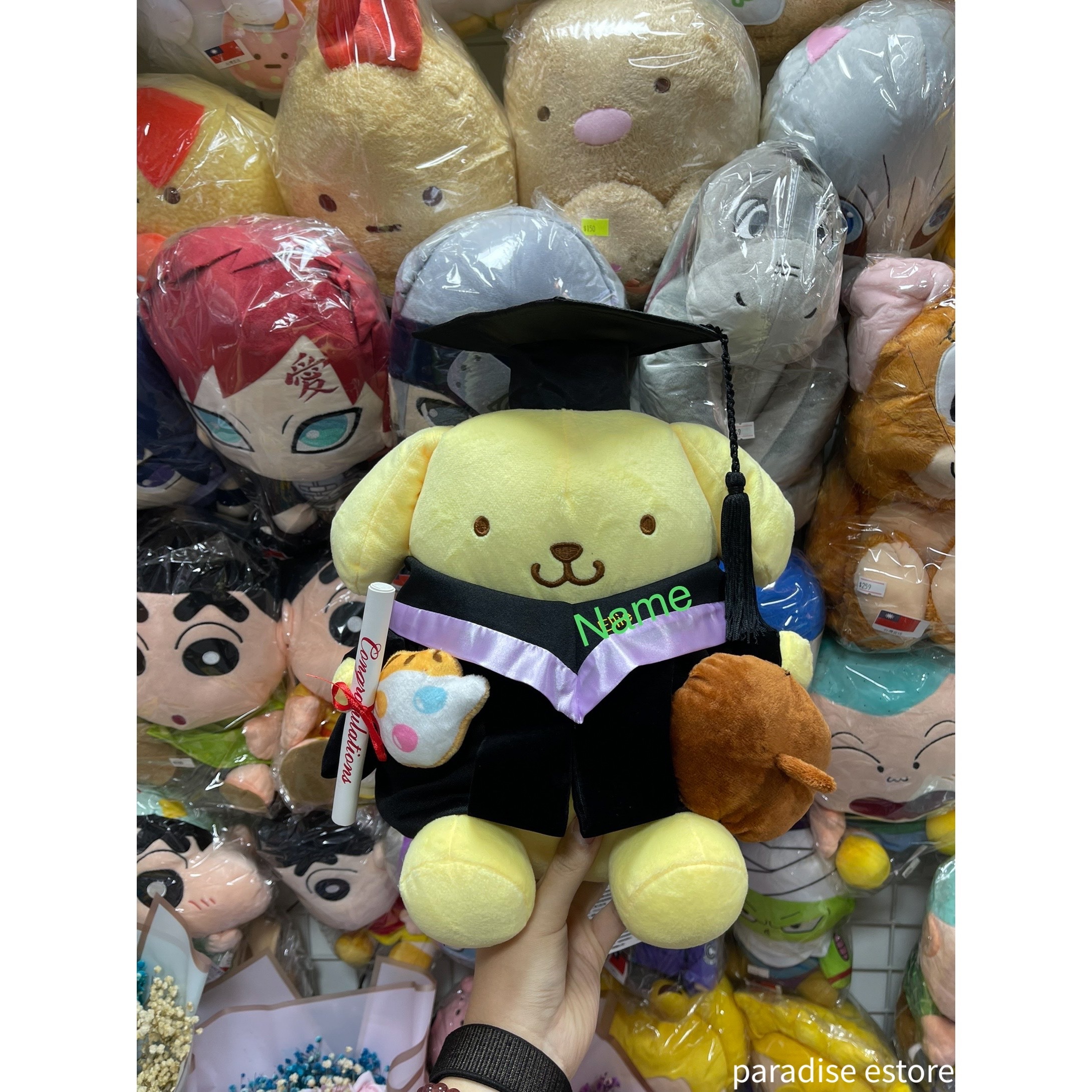 布甸狗 畢業公仔