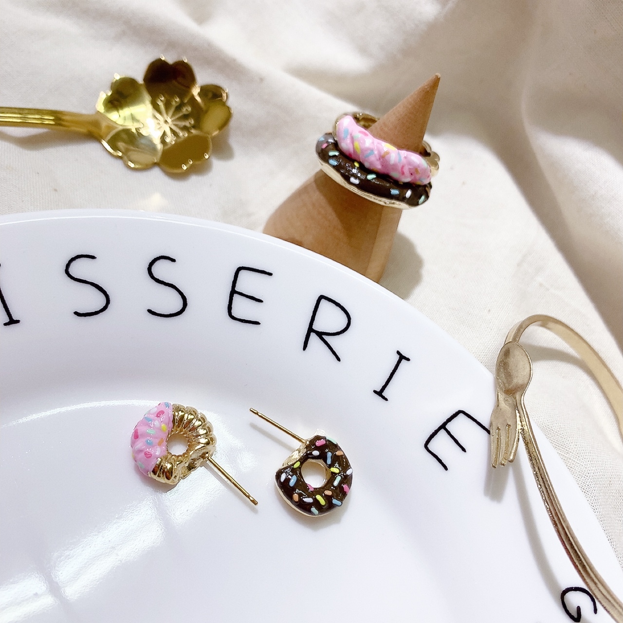 Ayatorie 甜甜圈耳環/戒指