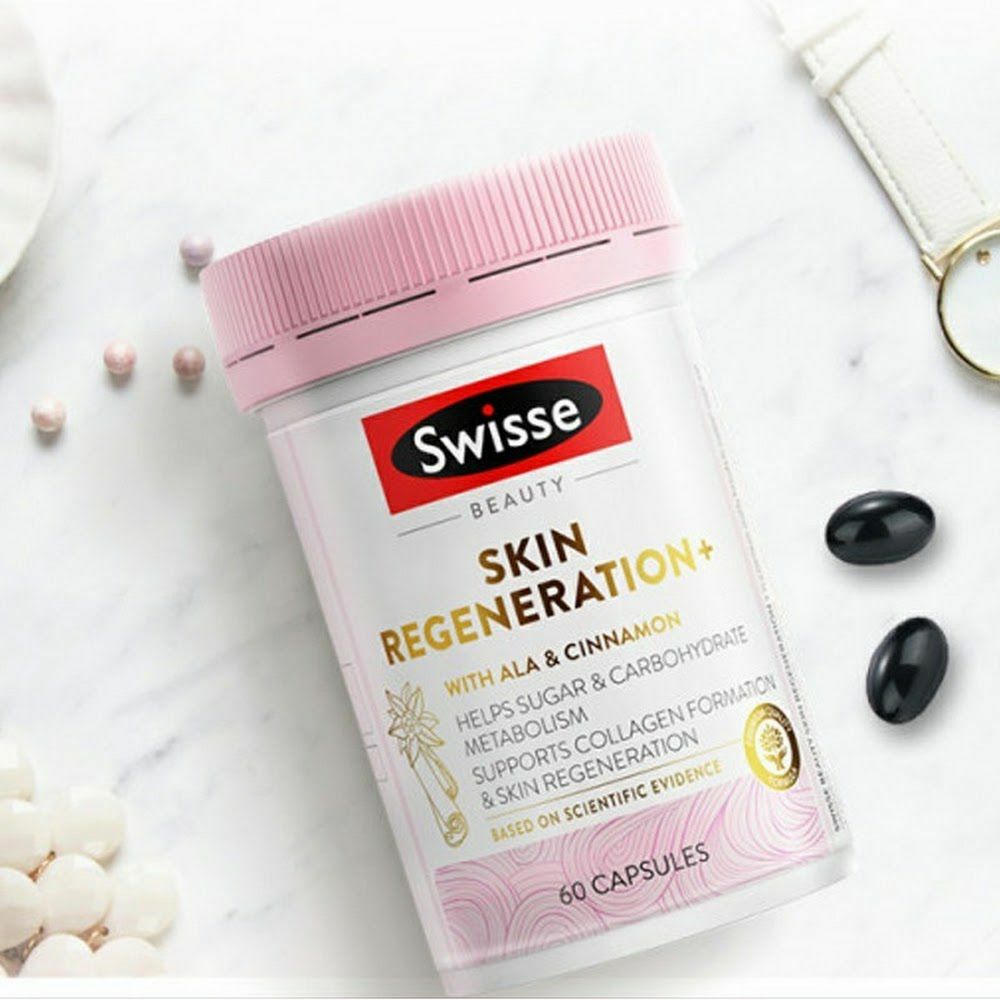 澳洲Swisse Skin Regeneration最新金裝抗糖丸60粒