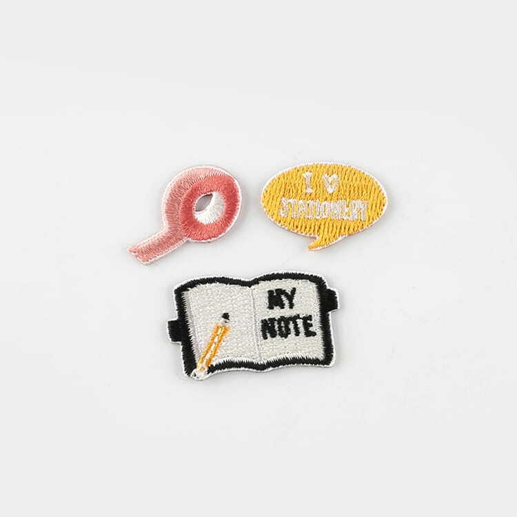 文具款 MY TAG刺繡貼紙 燙貼｜日本BGM