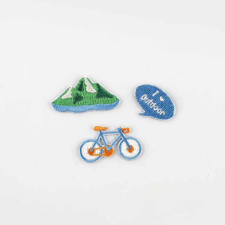 戶外款 MY TAG刺繡貼紙 燙貼｜日本BGM