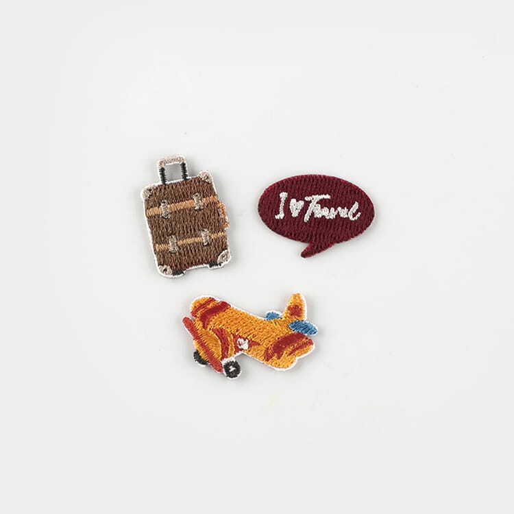 旅行款 MY TAG刺繡貼紙 燙貼｜日本BGM