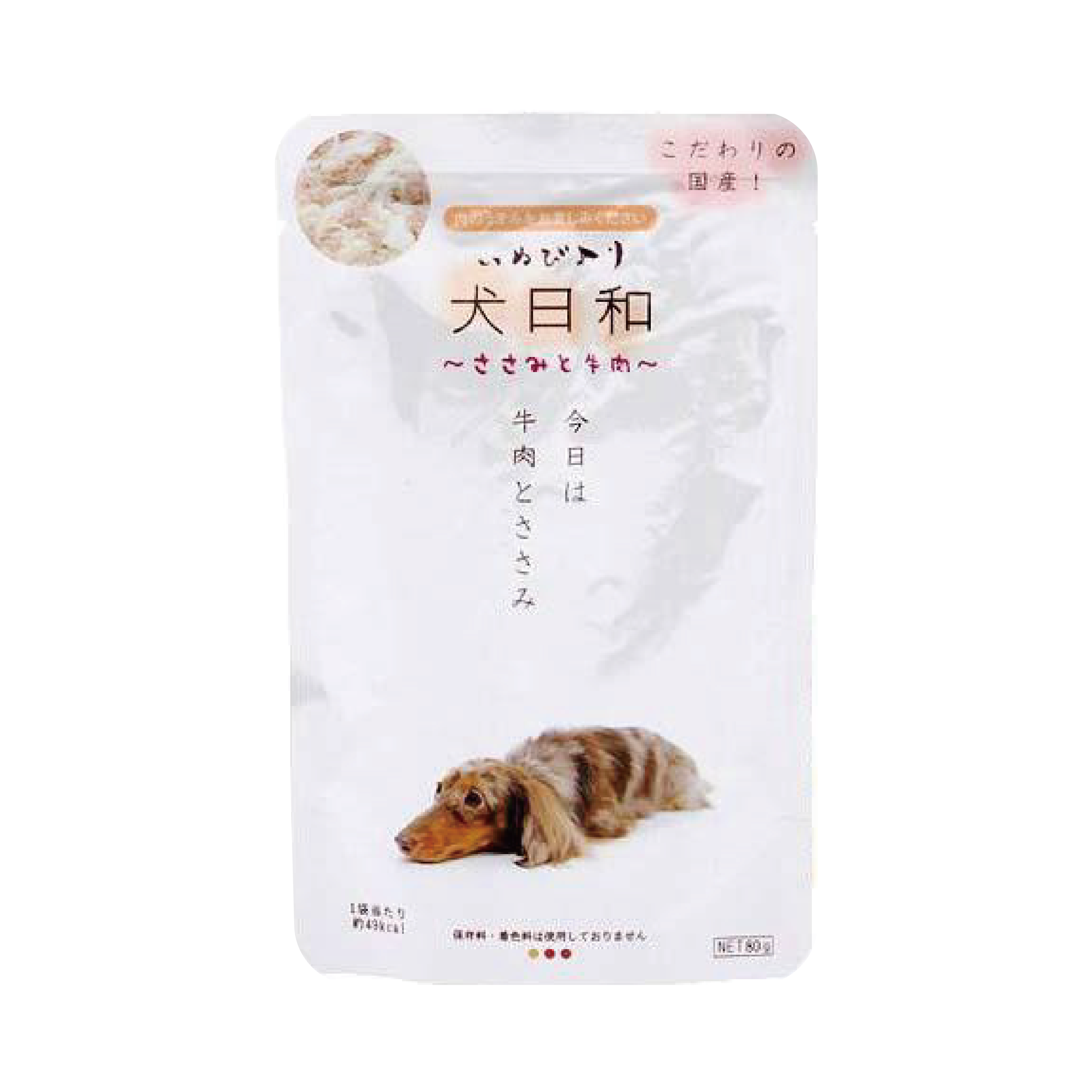 犬日和 牛肉加雞鮮食包 80g (WN-3818)