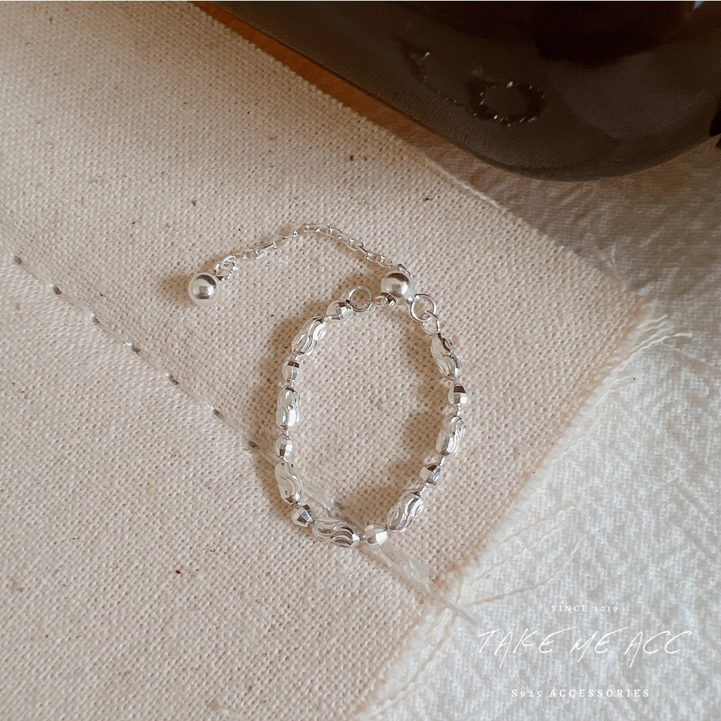 小碎石鍊戒｜純銀戒指