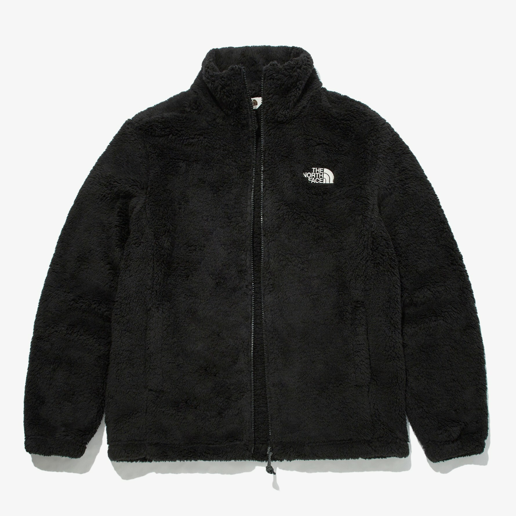 THE NORTH FACE 白標 COMFY FLEECE 絨毛 外套 黑 NJ4FN55K
