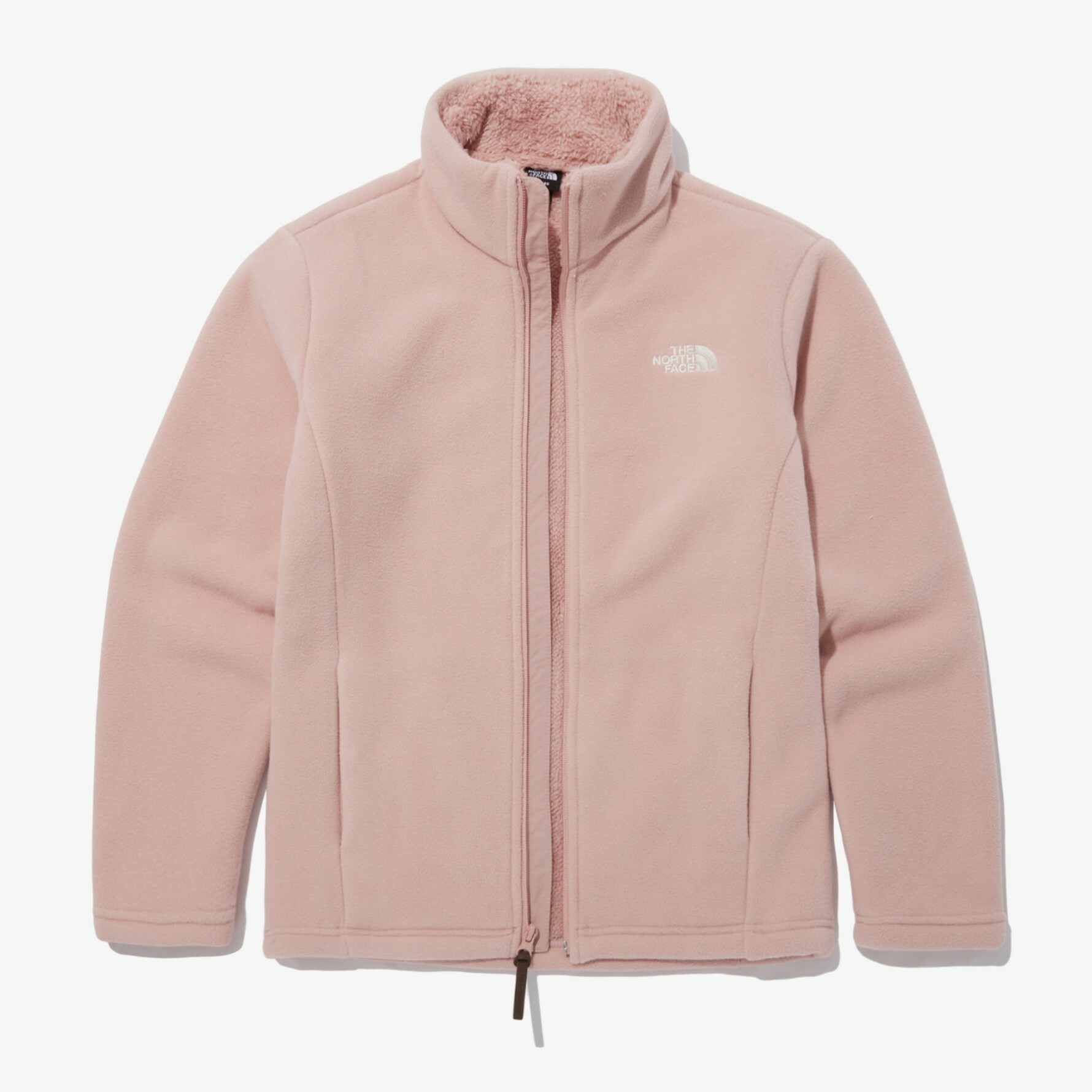 THE NORTH FACE FURRY FLEECE 羊毛 立領 長袖 外套 粉 NJ4FN60D