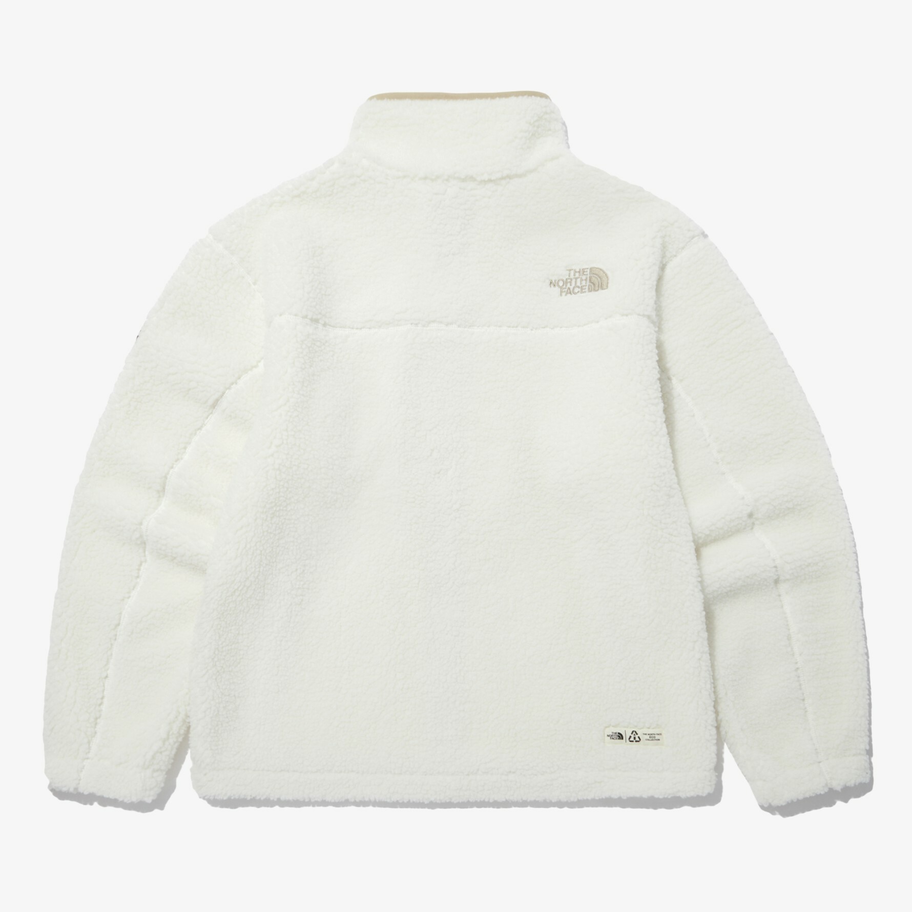 THE NORTH FACE PLAY GREEN FLEECE 毛絨 外套 白 NJ4FN56A