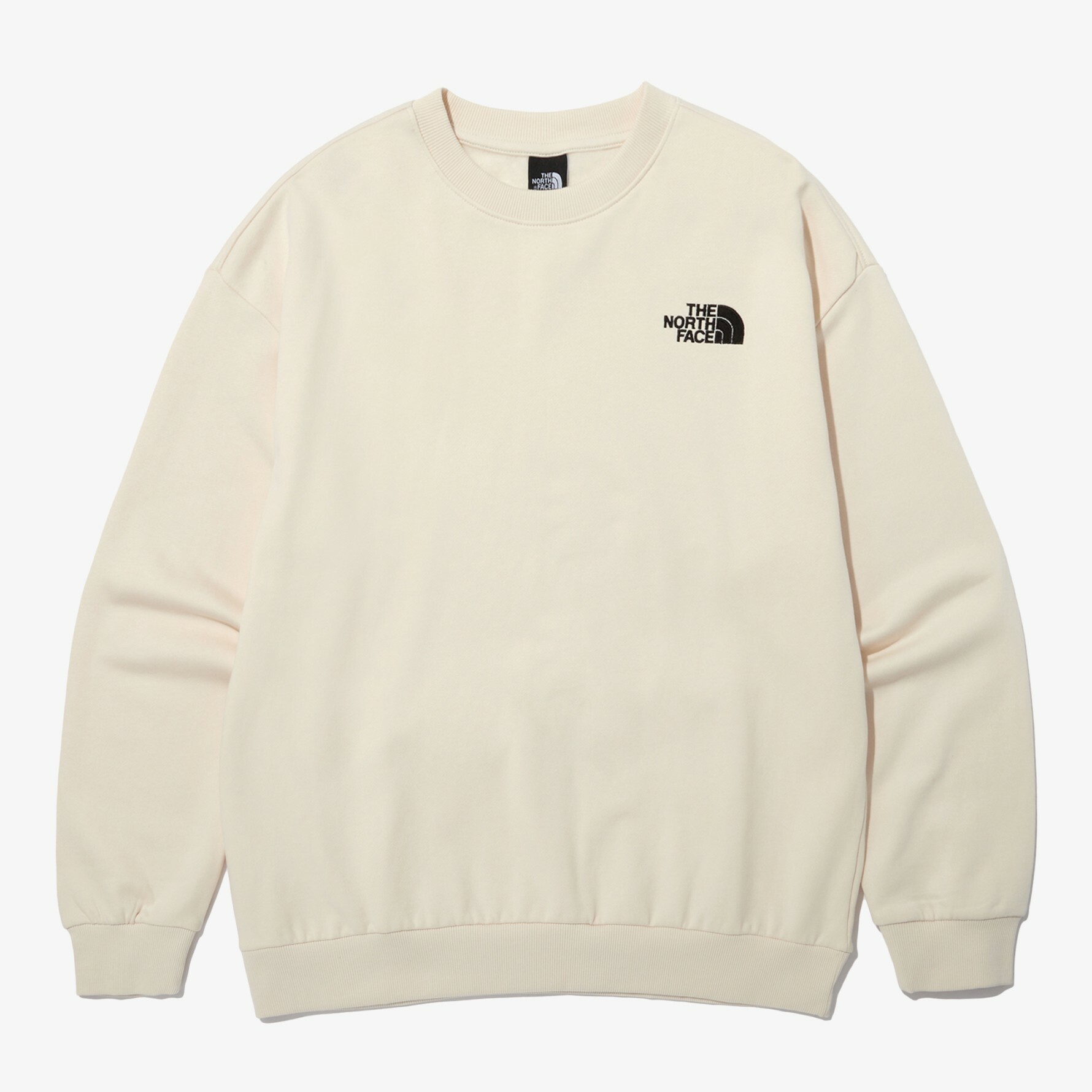 THE NORTH FACE COTTON BASIC EX 長袖 衛衣 大學T 奶油白 NM5MN91B