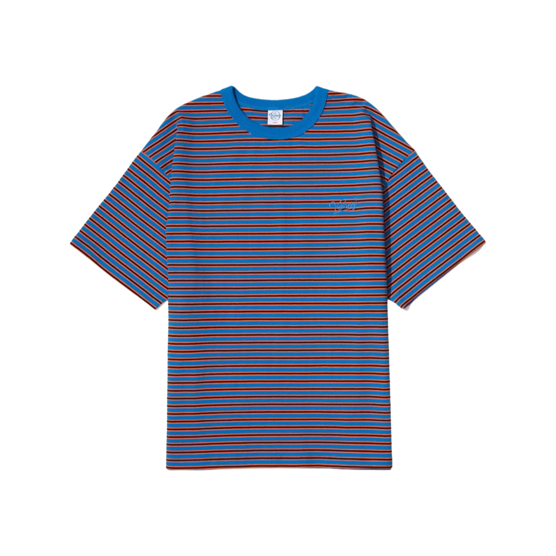 KEBOZ - MULTI BORDER S/S TEE / 2 COLORS