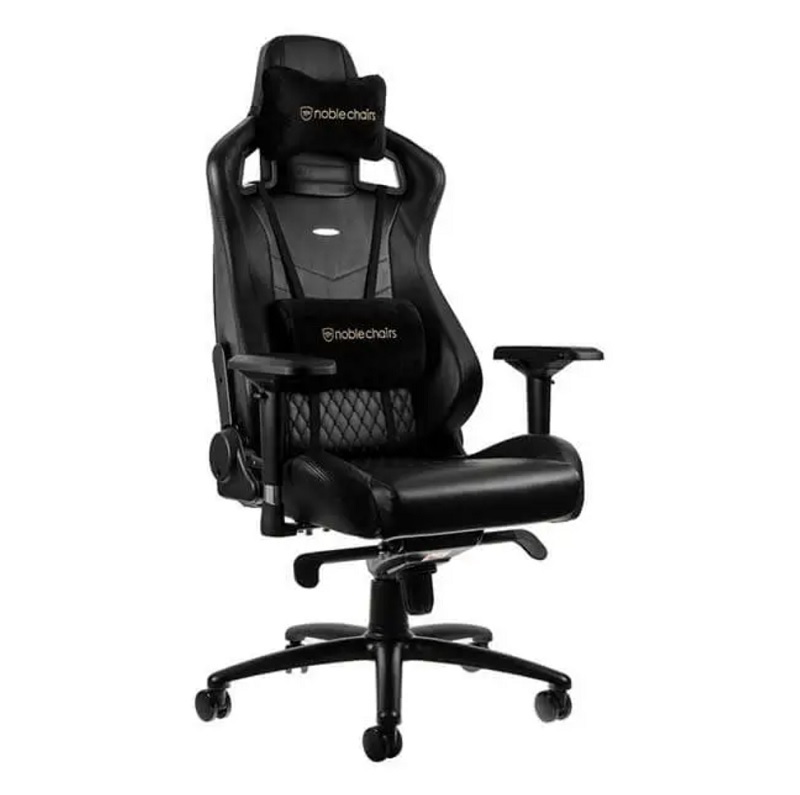 米特3C數位–Noblechairs 皇家EPIC系列電競賽車椅/真皮經典款/黑