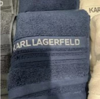 [S] KARL LAGERFELD TOWELS 3 PACK 30 X 30,NAVY, 872009269913 (SKL250)
