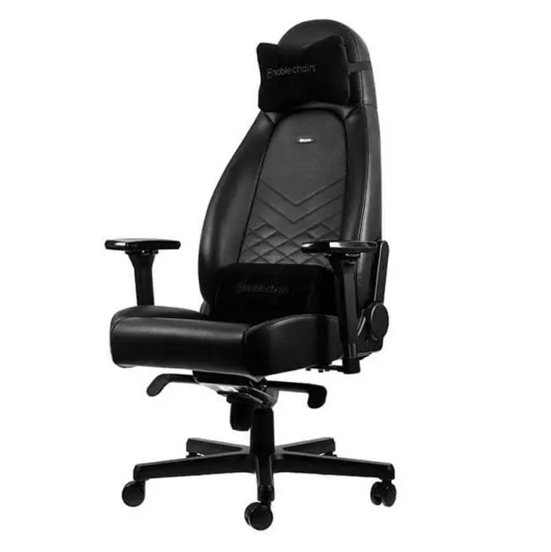 米特3C數位–Noblechairs 皇家ICON系列電競超跑椅/PU尊爵款/黑