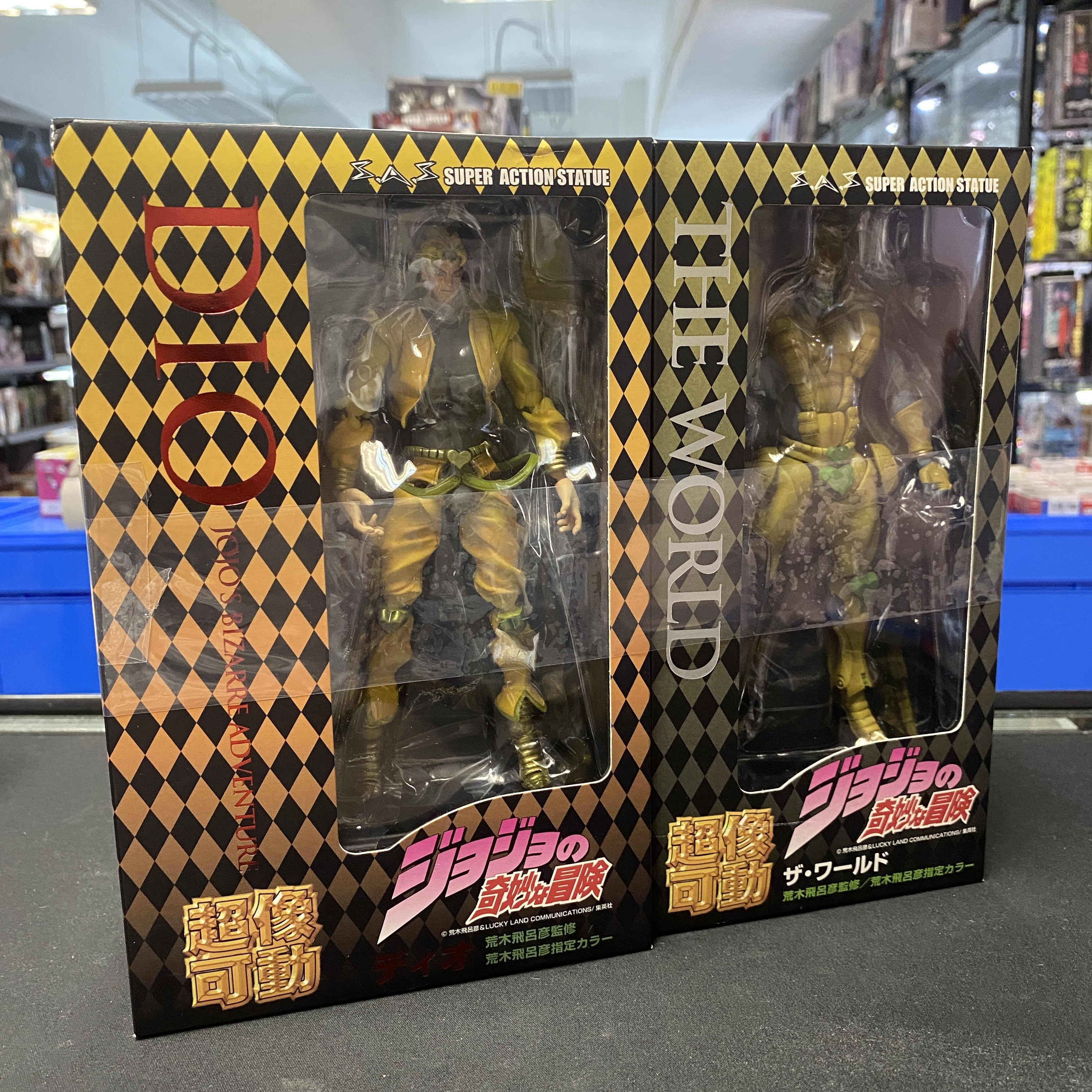 其他-JOJO Super Action Statue DIO & The World 一對兩盒