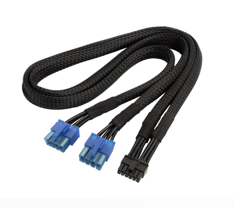 米特3C數位–SilverStone 銀欣 PP12-PCIE 2xPCIe 8pin PSU轉12pin GPU電源線