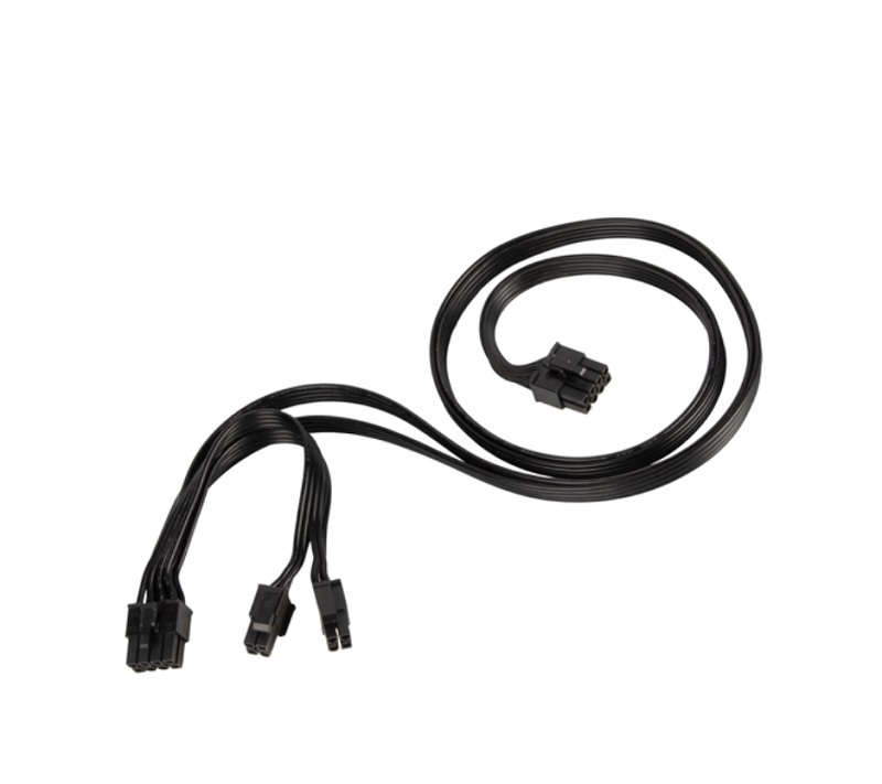 米特3C數位–SilverStone 銀欣 PP13 EPS 8pin轉EPS 8pin+(4+4)pin轉接線