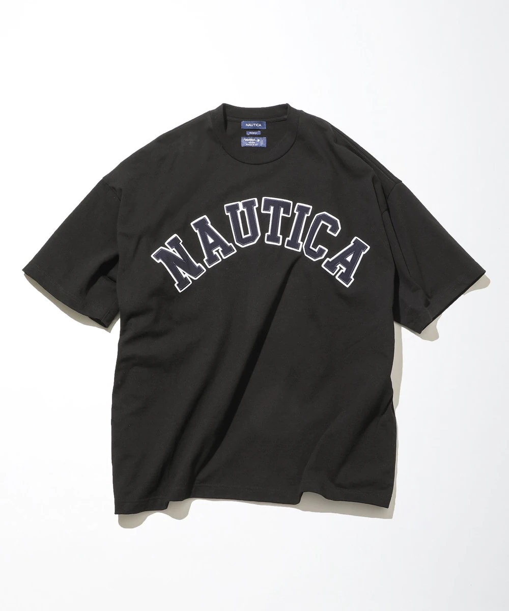NAUTICA Arch Logo S/S Tee “TOO HEAVY" Black 黑色【現貨商品】