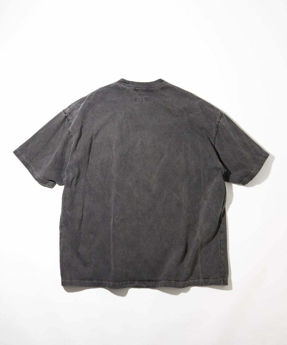 Pigment Dyed Arch Logo S/S Tee “TOO HEAVY” Black 水洗炭灰