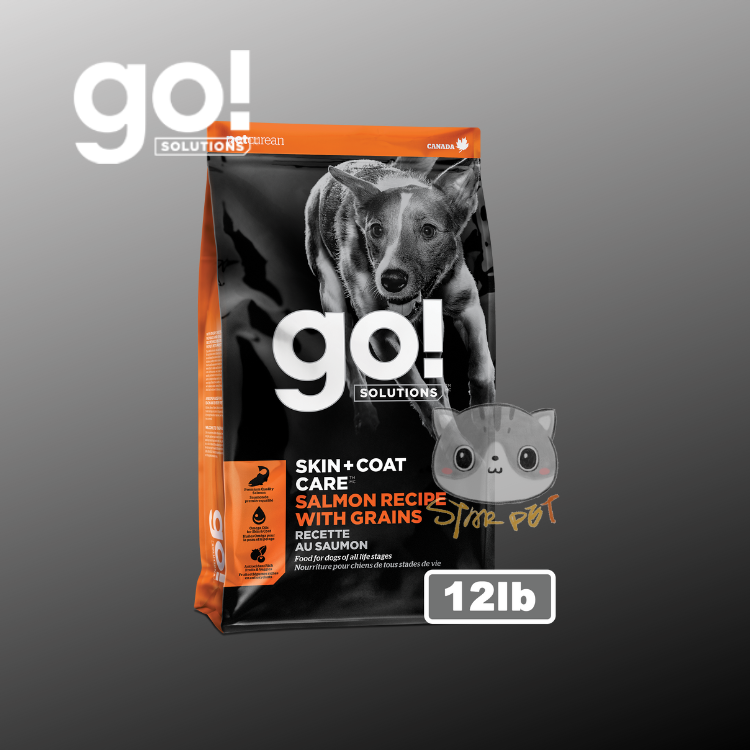 GO! SOLUTIONS™ 護膚美毛系列 三文魚狗糧配方 12lb