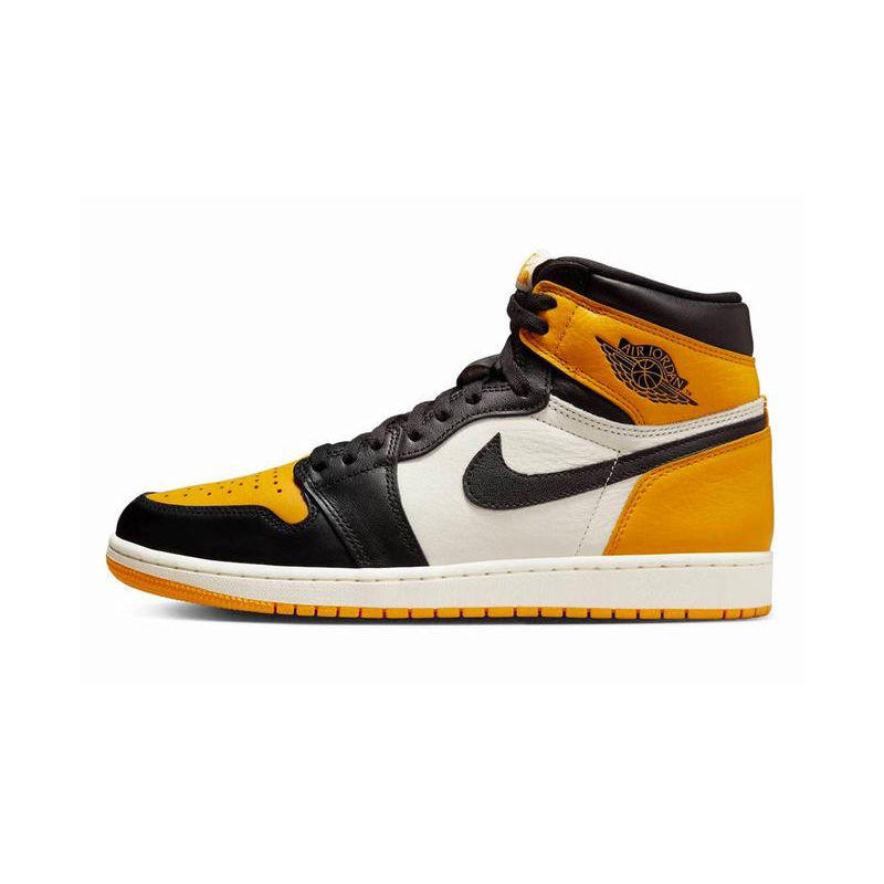 -(C3a)-AIR JORDAN 1 RETRO HIGH OG "TAXI" YELLOW TOE-555088 711