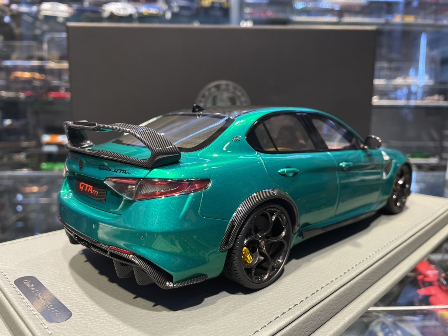 BBR 1/18 Alfa Romeo Giulia GTAm Verde Montreal red brakes アルファ