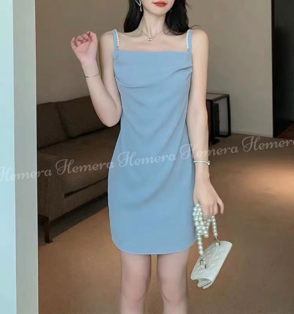 In stock:  Pearl Chain Mini Skirt DR22S08004