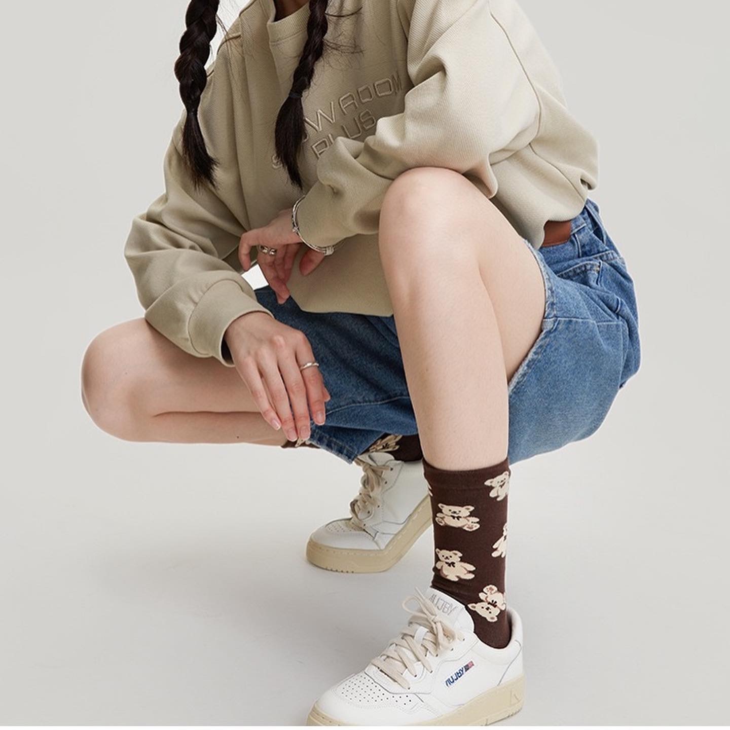 大人的摩卡熊熊襪🐻