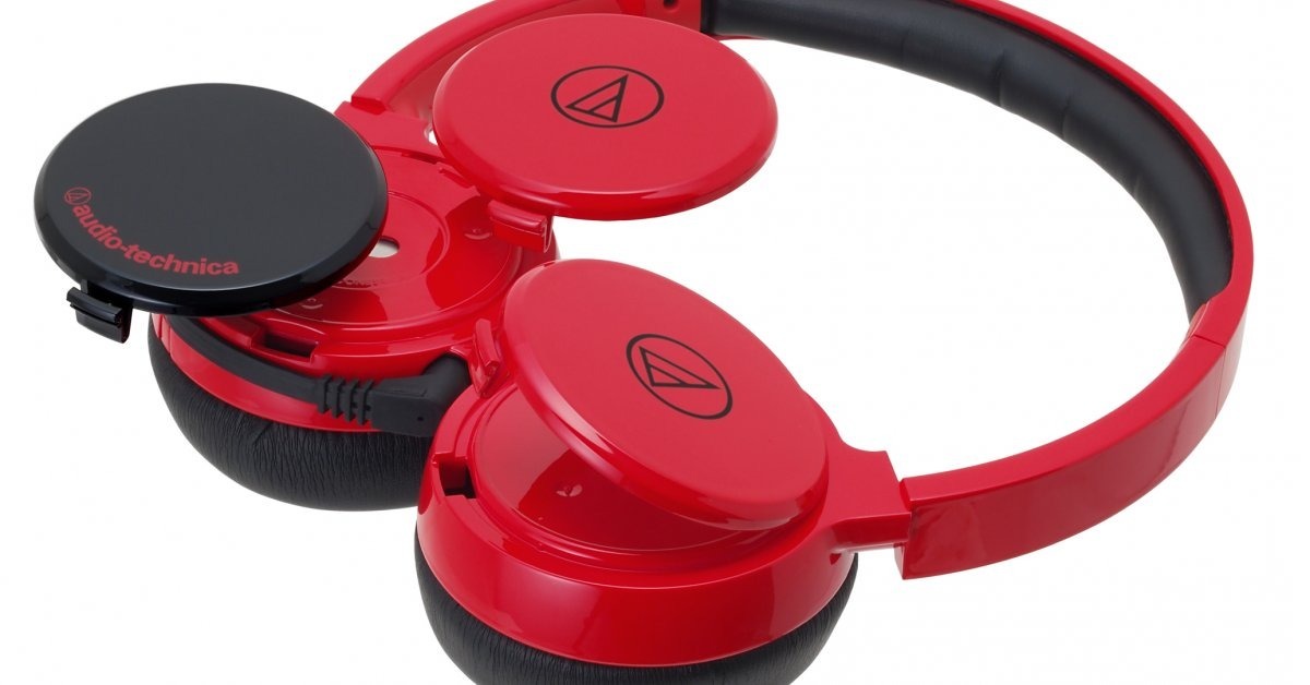 Audio-Technica Audio-Technica 鐵三角 ATH-WM77 自動收線耳機 紅色 — 三峽錄音 / 音響｜YA! 玩音樂