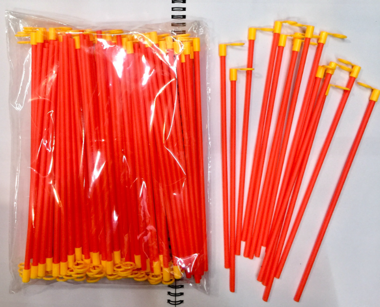 2025 中秋节 灯笼塑料提竿（一套10支）