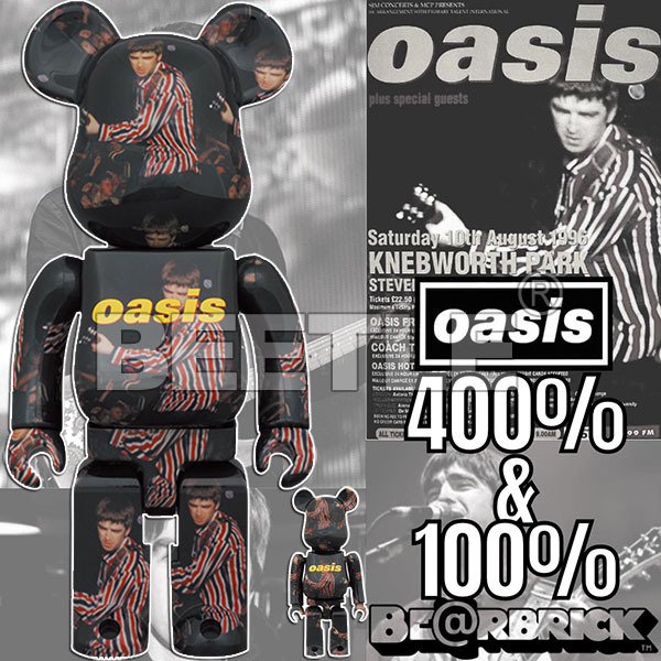 BEETLE BE@RBRICK OASIS 綠洲合唱團NOEL GALLAGHER 庫柏力克熊100 4