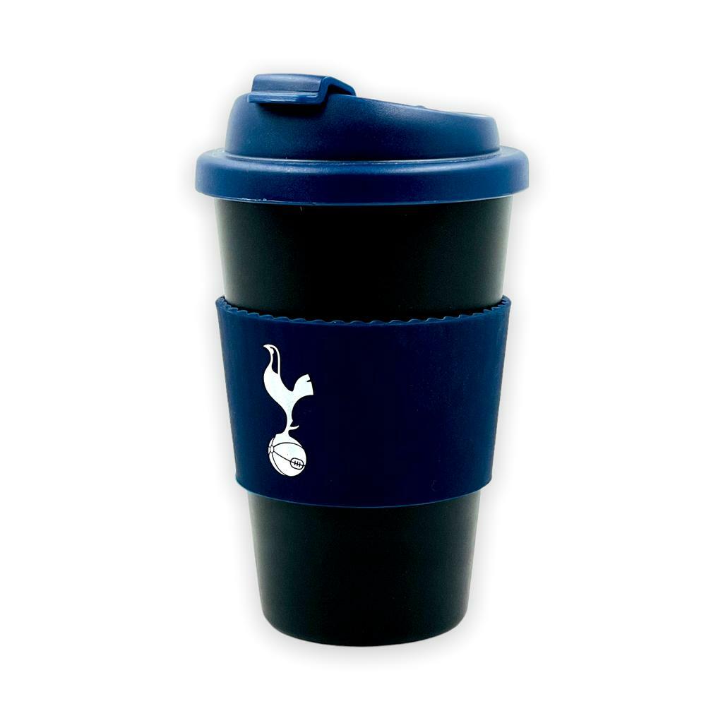 熱刺黑藍色會徽旅行咖啡杯