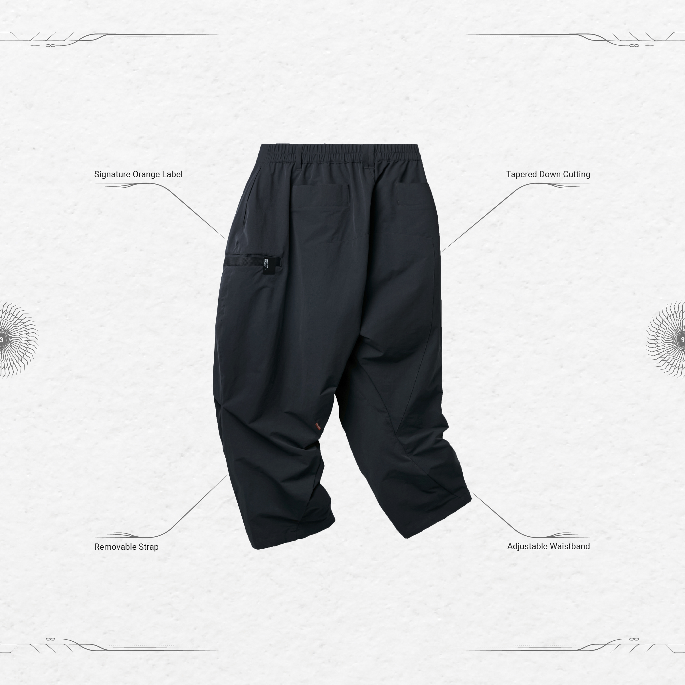 パンツ goopimade Soft Box Basic Pants BATHYAL BR-03” Soft Box Basic Pants - Bathyal